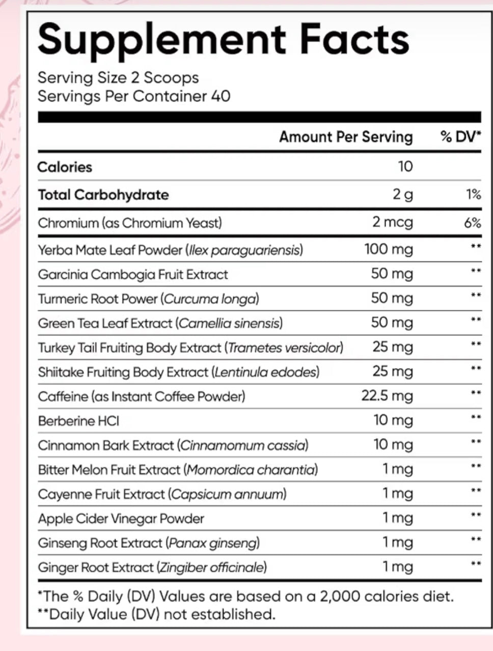 Venture Pal Slim Mushroom Coffee, Weight Management & Energy, 40 Servings 12 Functional with Berberine, Cinnamon, Yerba Mate, Turmeric, Garcinia Cambogia & Green Tea, Low Caffeine & Zero Calories (Best Before 06/27)