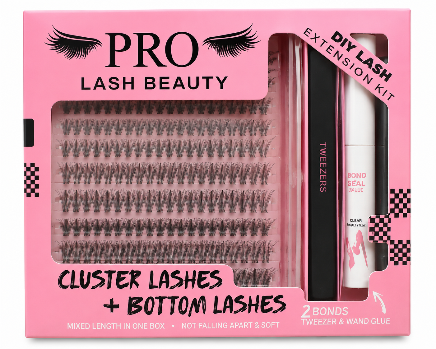 Lash Extension Kit 240Pcs Lash Clusters