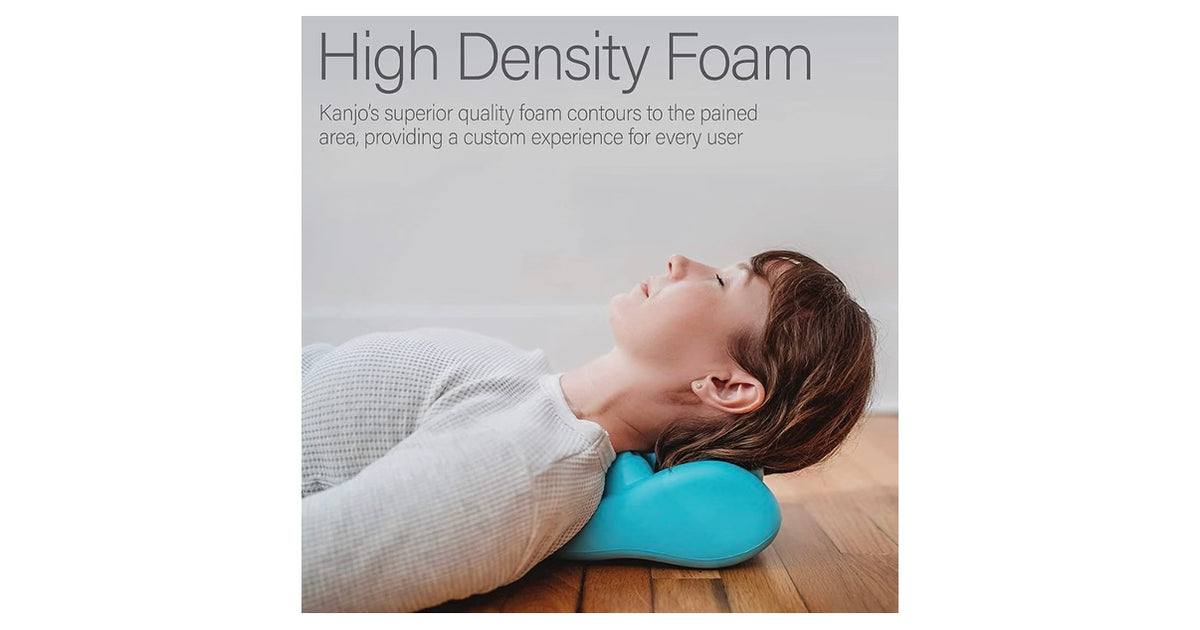 Acupressure Neck Pain Relief Pillow | Cervical Traction Device & Acupressure Cushion for Muscle Tension & Relaxation | Helps Relieve Neck & Shoulder Pain | Orange