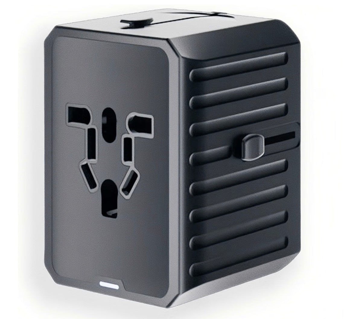 Travel Plug Adapter, Universal Travel Adapter with 3 USB + 1 Type C, International Power Adapter with UK/US/AUS/EU Plugs and Socket, International Travel Adapter Wall Charger