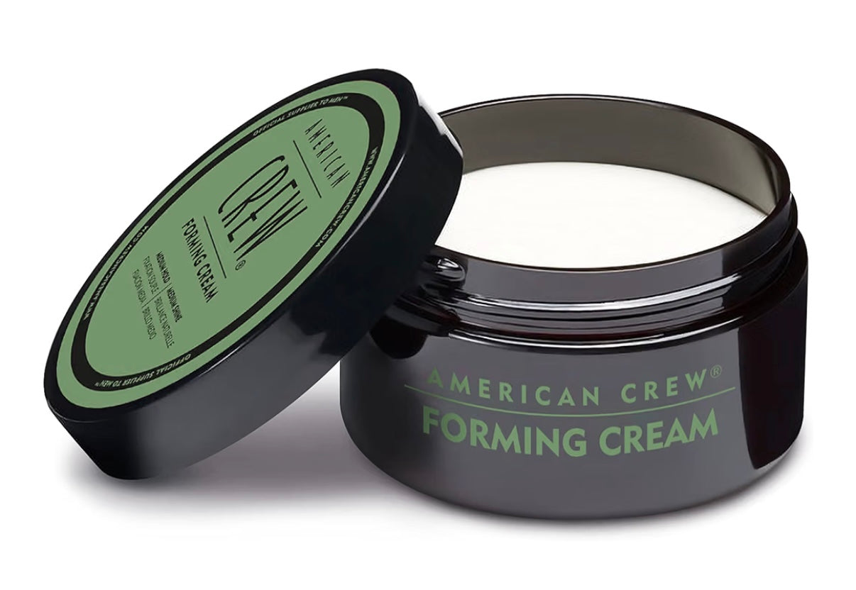 AMERICAN CREW Men's Hair Forming Cream, Like Hair Gel with Medium Hold & Medium Shine, 3 oz