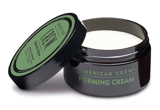 AMERICAN CREW Men's Hair Forming Cream, Like Hair Gel with Medium Hold & Medium Shine, 3 oz