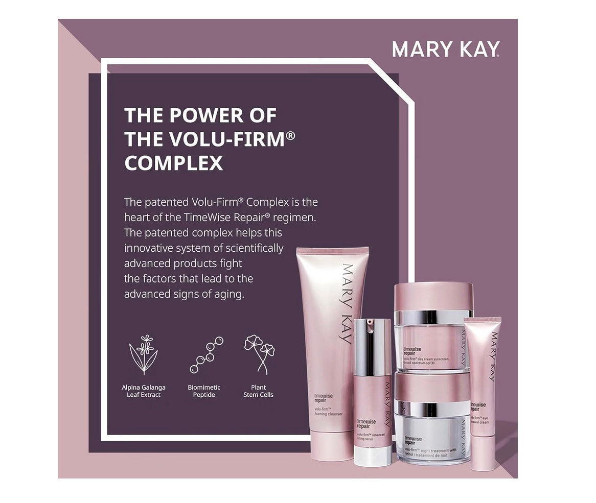 Mary Kay - TimeWise Repair® Volu-Firm® Set
Complete Skincare Set, Cleanses, Firms, Hydrates And Moisturizes, Supports Smoother-Looking Skin, Daily AM And PM Routine