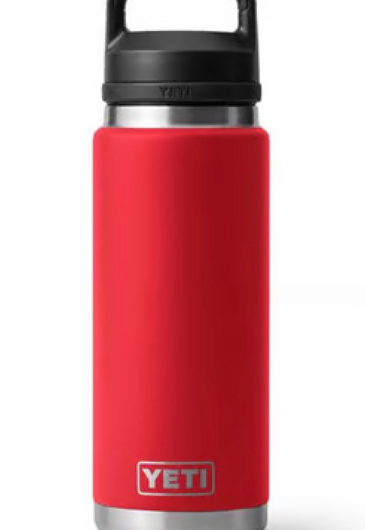 Yeti Rambler 26 Oz. Straw Bottle – Rescue Red
