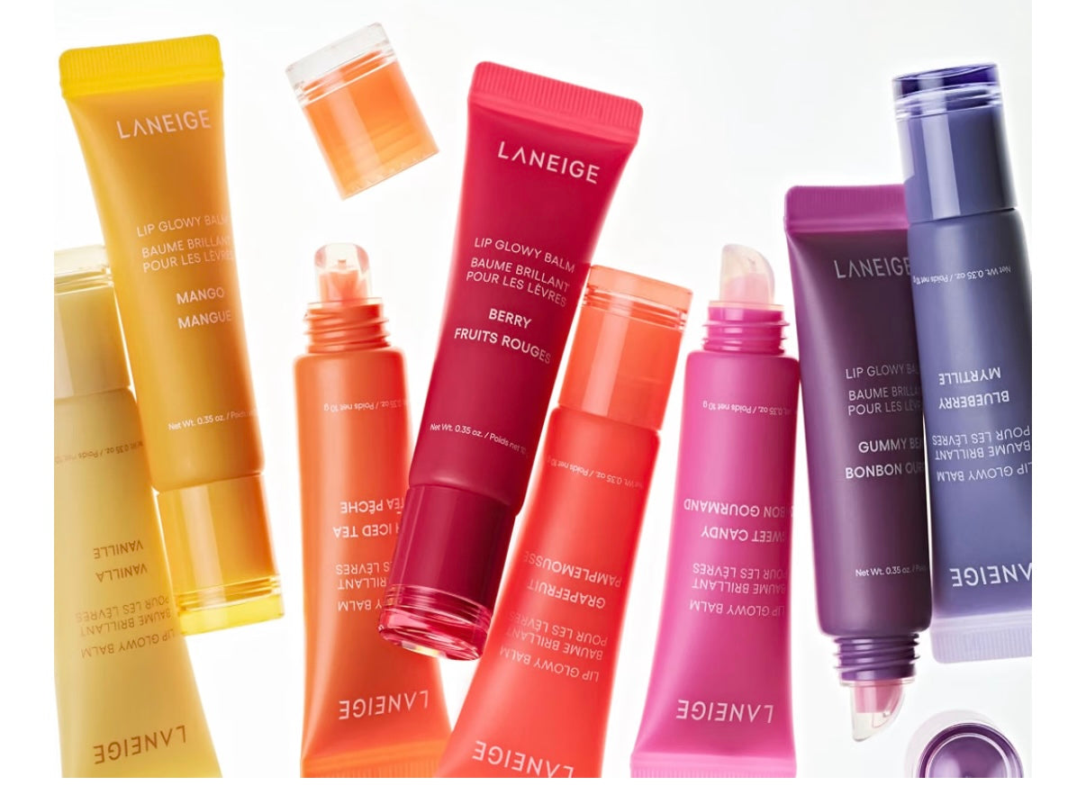 LANEIGE Lip Glowy Balm: Sheer Tinted Lip Moisturizer with Shea Butter, for Hydrating Shine & Soft Lips