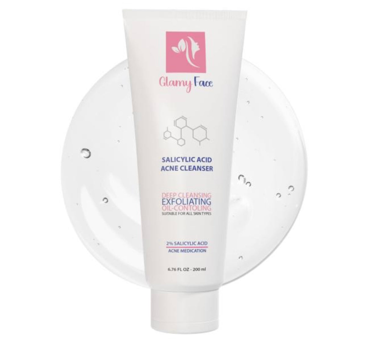 New Salicylic Acid Cleanser Face Cleanser Acne Treatment Anti Aging
