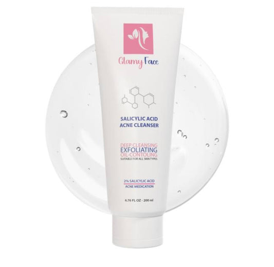 New Salicylic Acid Cleanser Face Cleanser Acne Treatment Anti Aging