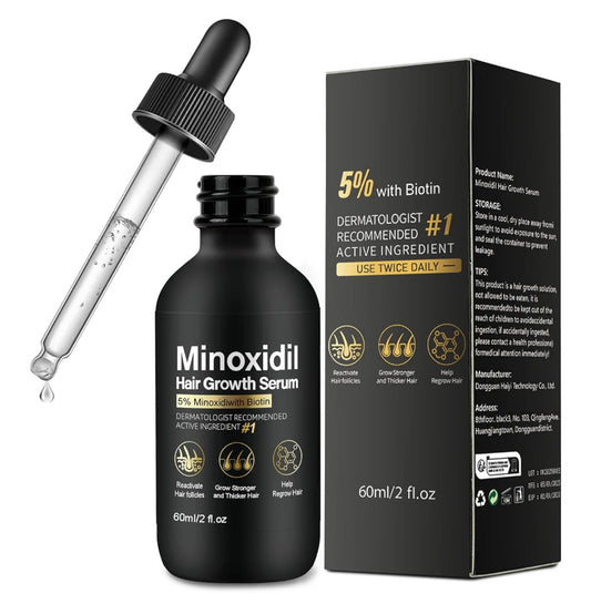 5% Minoxidil for Women Hair Growth - Hair Regrowth Treatment for Men and Women - Minoxidil Hair Growth Serum for Fuller, Thicker Hair