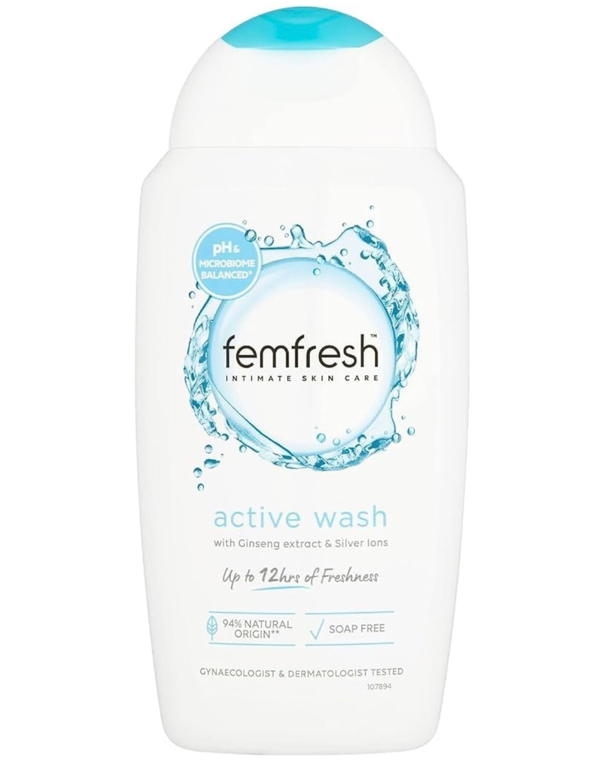 Femfresh 250ml Ultimate Care Active Fresh Wash - by Femfresh