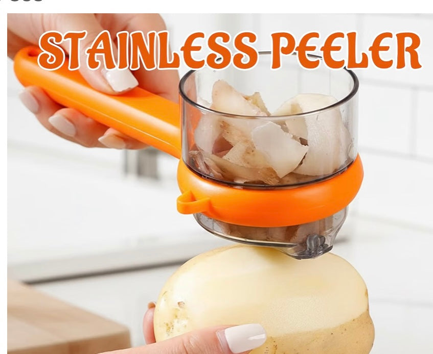Built-in peel catcher