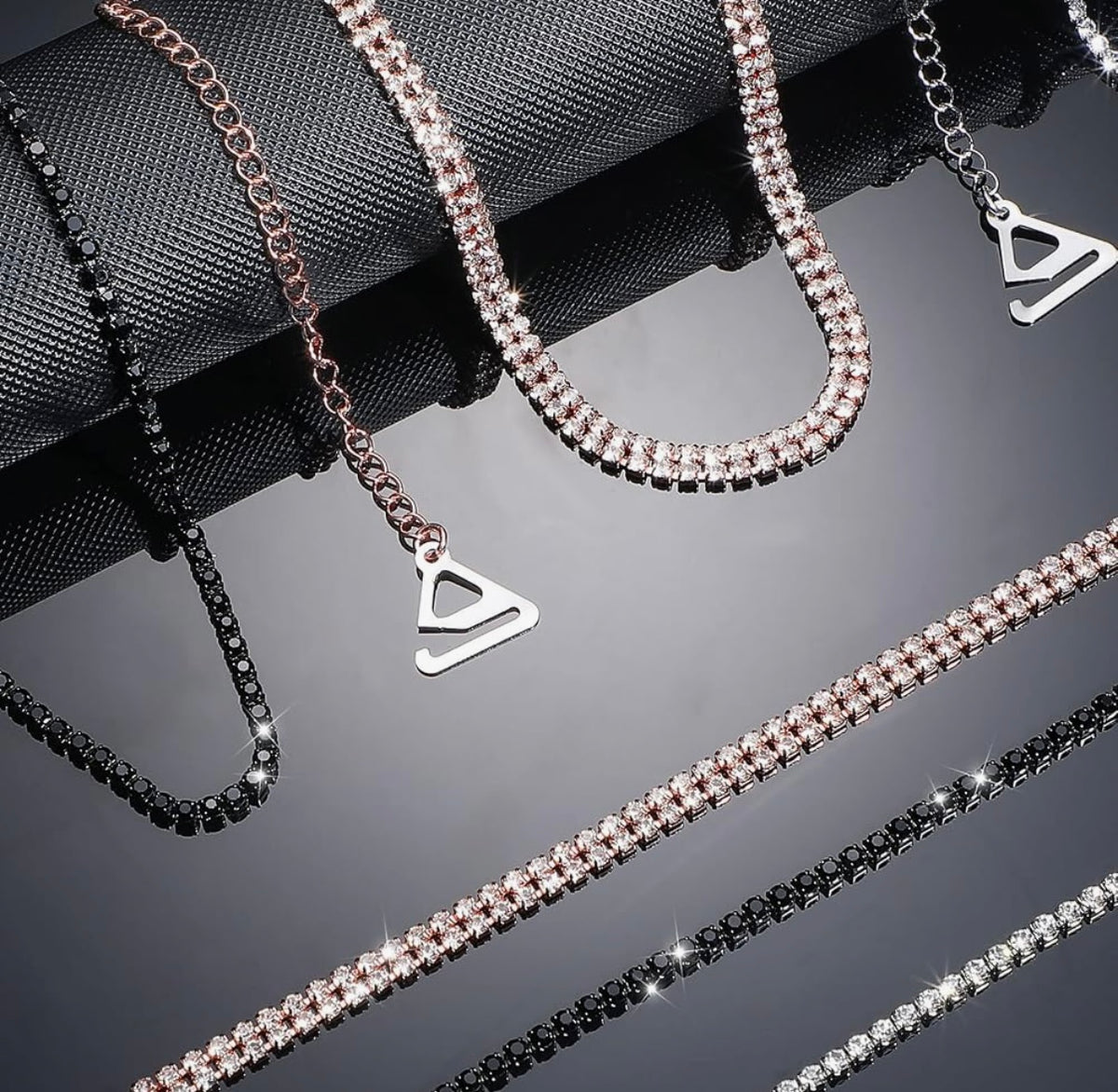 3 Pairs Rhinestone Bra Straps, Crystal Lingerie Straps Tops Nonskid Adjustable Detachable Chain for Women Dress