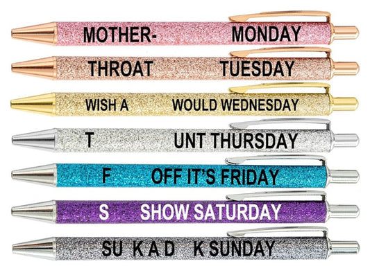 Seven Days of The Week Mood Pen  (Pack of 7)