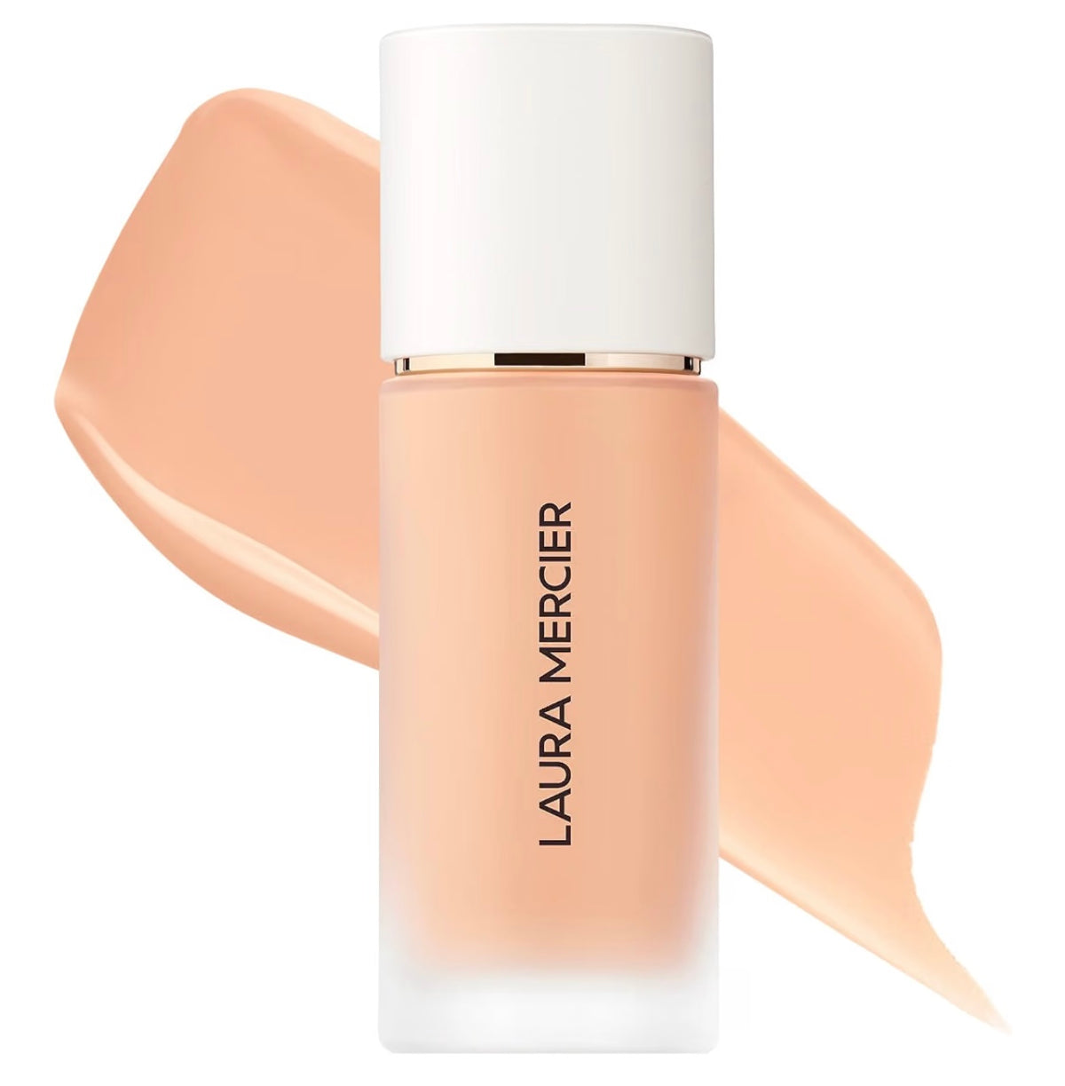 ECRU Laura Mercier Real Flawless Weightless Perfecting Waterproof Foundation, Medium Coverage Foundation, Buildable Coverage, 12 HR wear, Non-comedogenic, 1oz