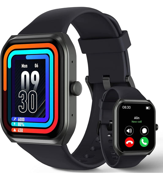 Smart Watch 1.91" Screen Smart Watches with Heart Rate Monitor,Blood Oxygen,Sleep Tracker,Phone Call,Voice Assistant,Games,Fitness Tracking,Music Control,APP Notifications