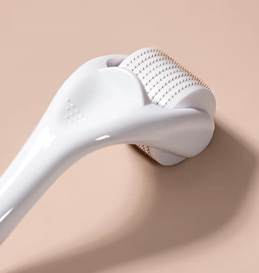 ROSELYNBOUTIQUE Derma Roller Personal Beard & Facial Skin - 540 Micro Needles Titanium Cosmetic Beauty Instrument