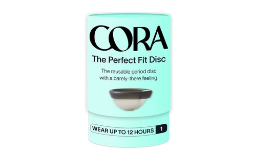 Cora Reusable Menstrual Disc, Medical Grade Silicone, Leak Proof Designed for Comfortable Insertion, Easy Removal, Up to 12 Hours of Leak Protection, Reusable Feminine Care