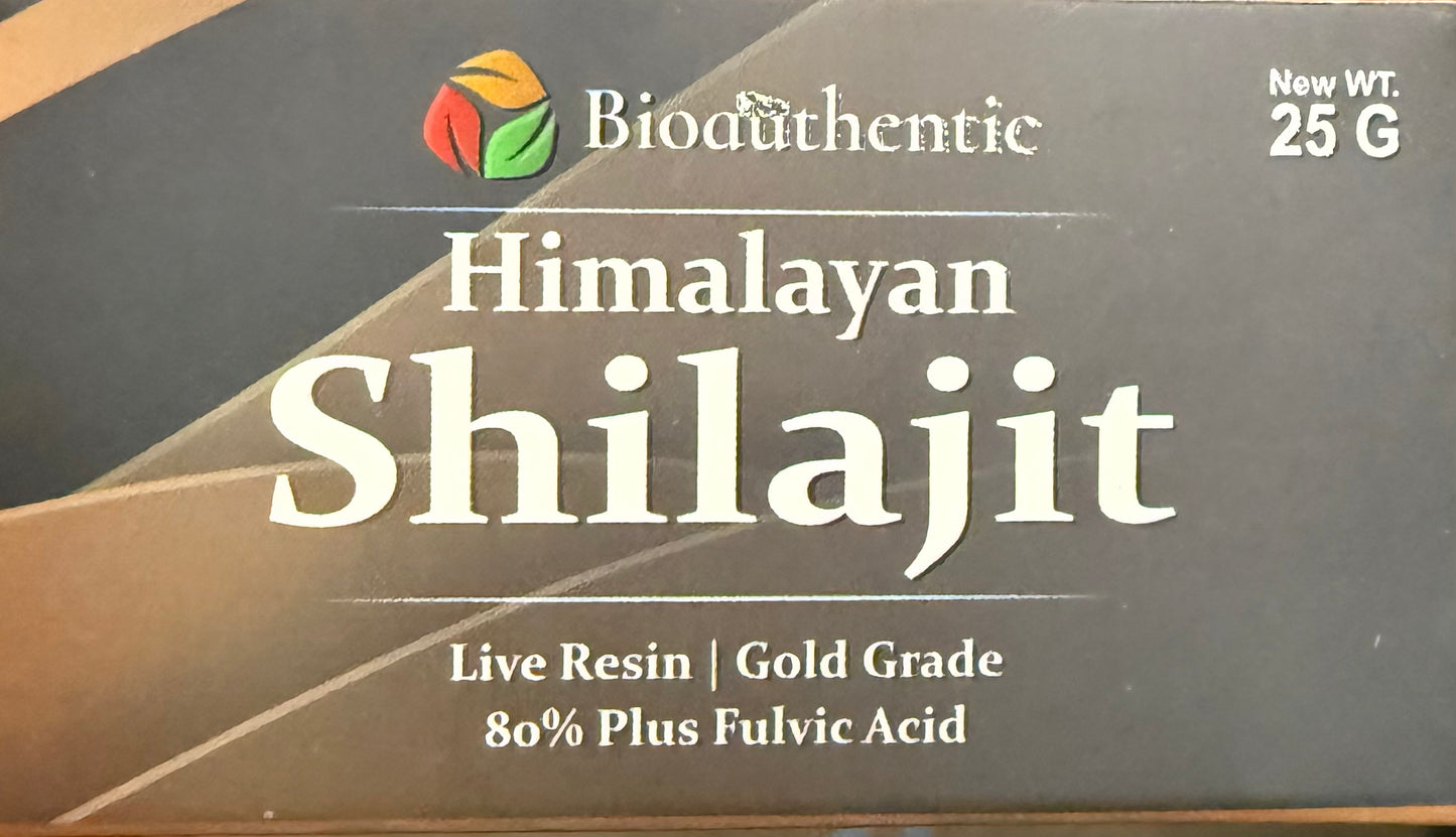 Himalayan Shilajit Resin with Fulvic Acid (best Before 01/27)