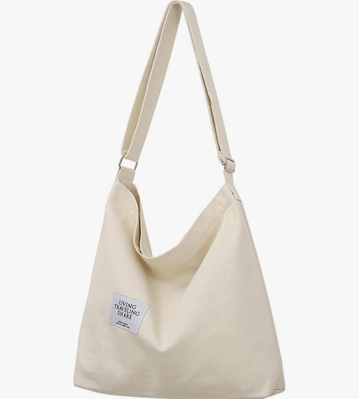 Retro Large Size Canvas Shoulder Bag Hobo Crossbody Handbag Casual Tote