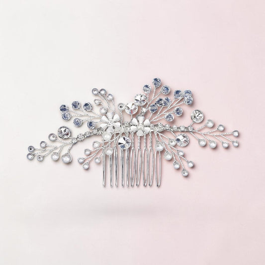 Wedding Hair Comb Bride Pearl Hair Comb Headpiece