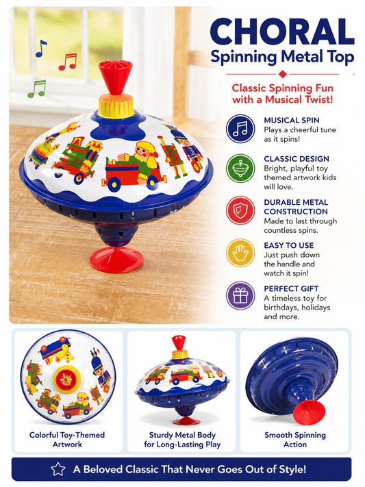 Brummkreisel Humming Spinning Top Toupie Musicale Multicolore